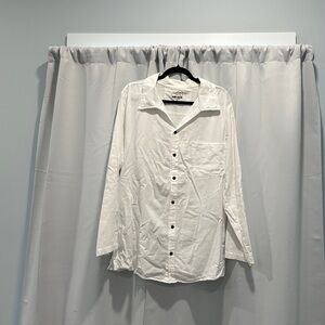 Linen button down
